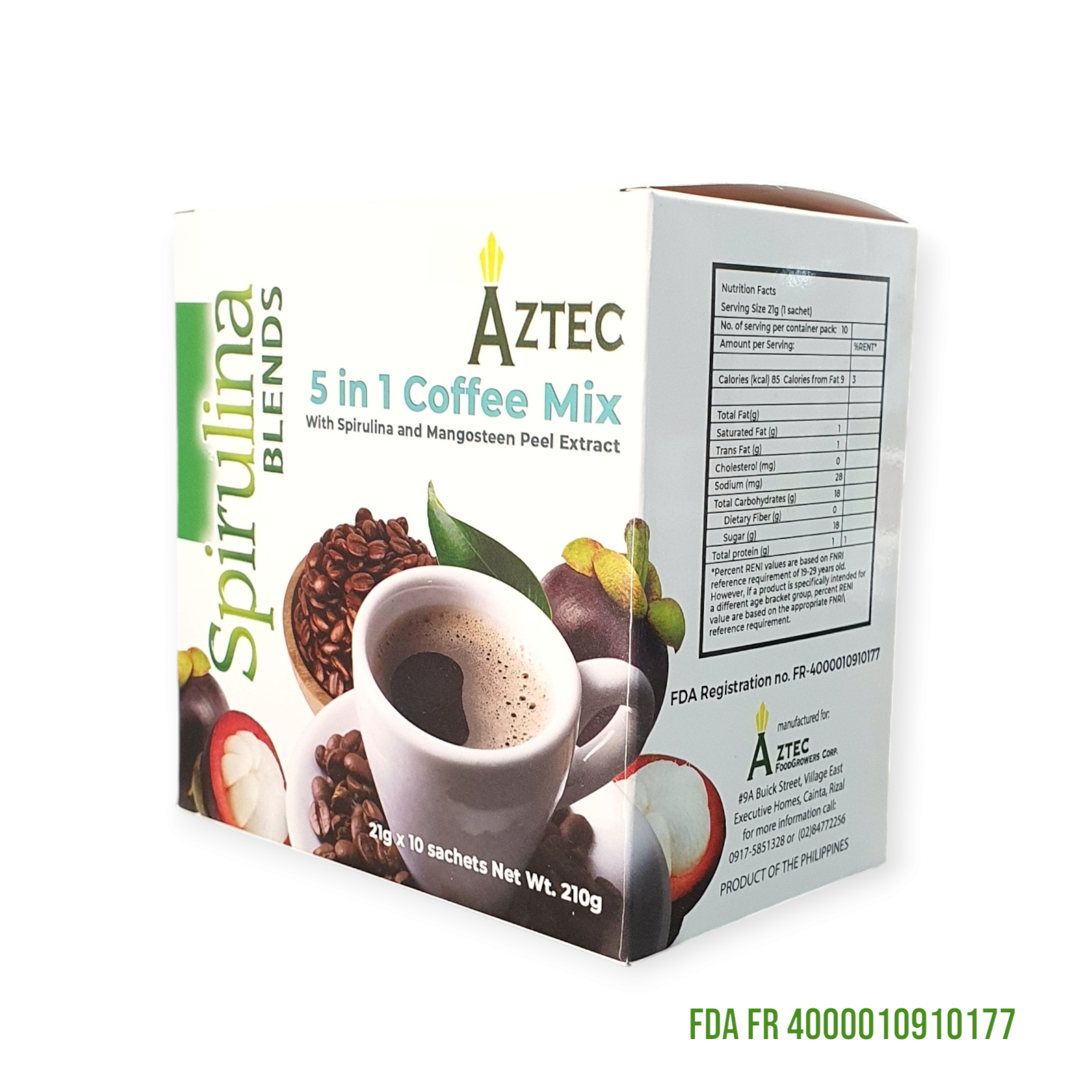 Discover the New and Improved Spirulina Mangosteen 5in1 Healthy Coffee!